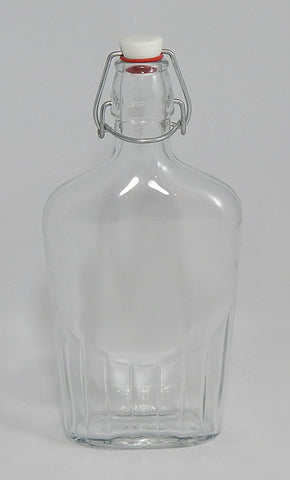 17oz Reusable Flip-Top Glass Bottle Copper Still — copper still for sale