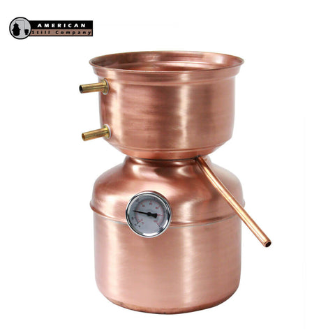 1.5 Gallon Mushroom-Top Copper Pot Still — copper still for sale