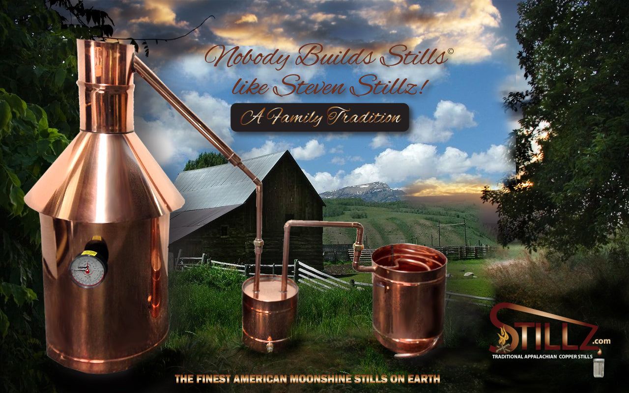 Copper Moonshine Still, Thumper & Worm - Ready to Run 6 Gallon Still — copper still for sale