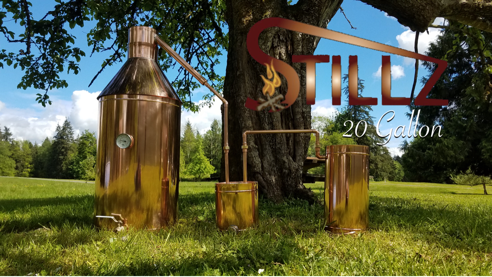 Copper Moonshine Still 20 Gal. Heavy 22 Ga. Copper Still - Whiskey Still — copper still for sale