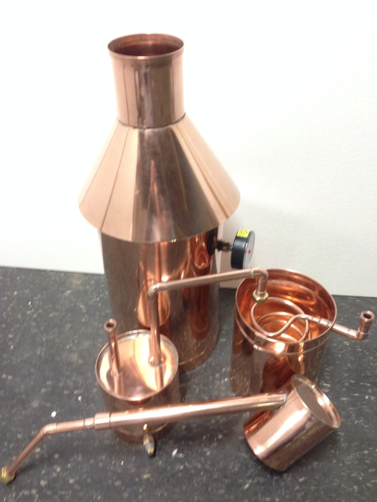 Copper Moonshine Still-Thumper and Worm-Heavy Copper! 6 GallonWe build The BEST — copper still for sale