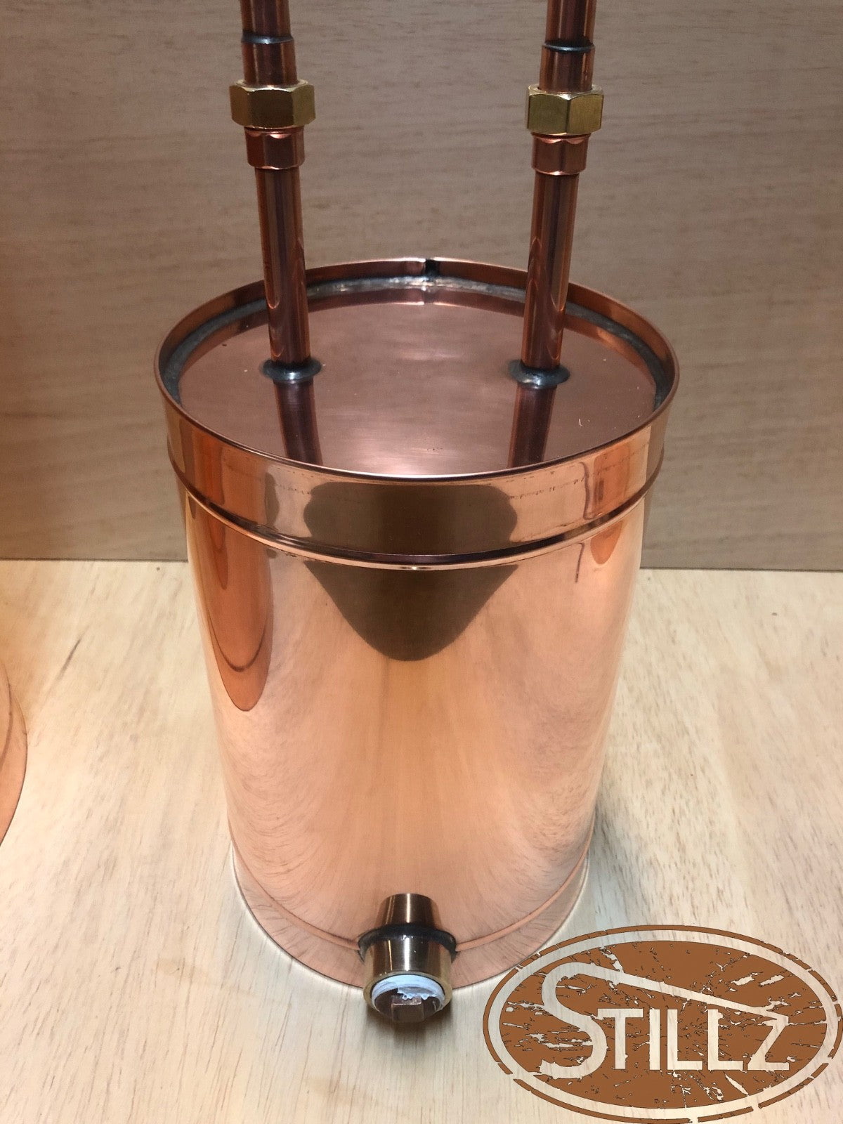 3 Gallon Copper Moonshine Still Thumper w/ Cross Bar for Adding Second Thumper — copper still for sale