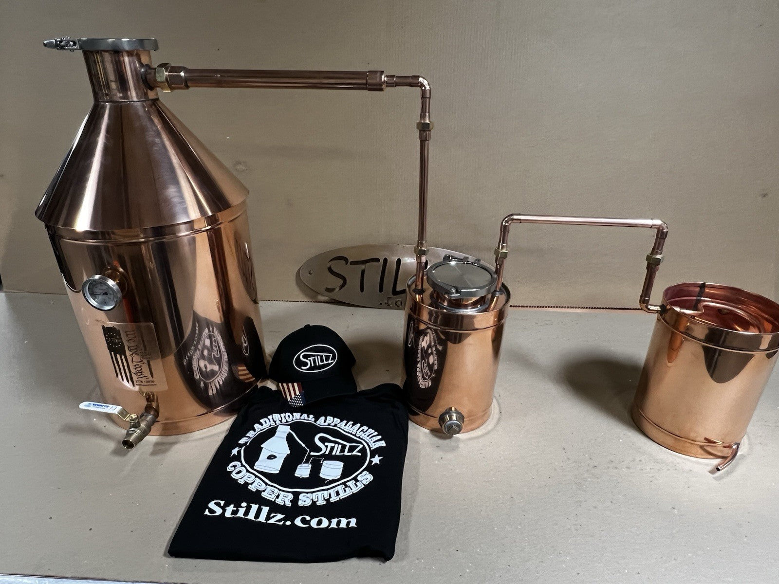 10 Gal Copper Still w/Thumper and Worm