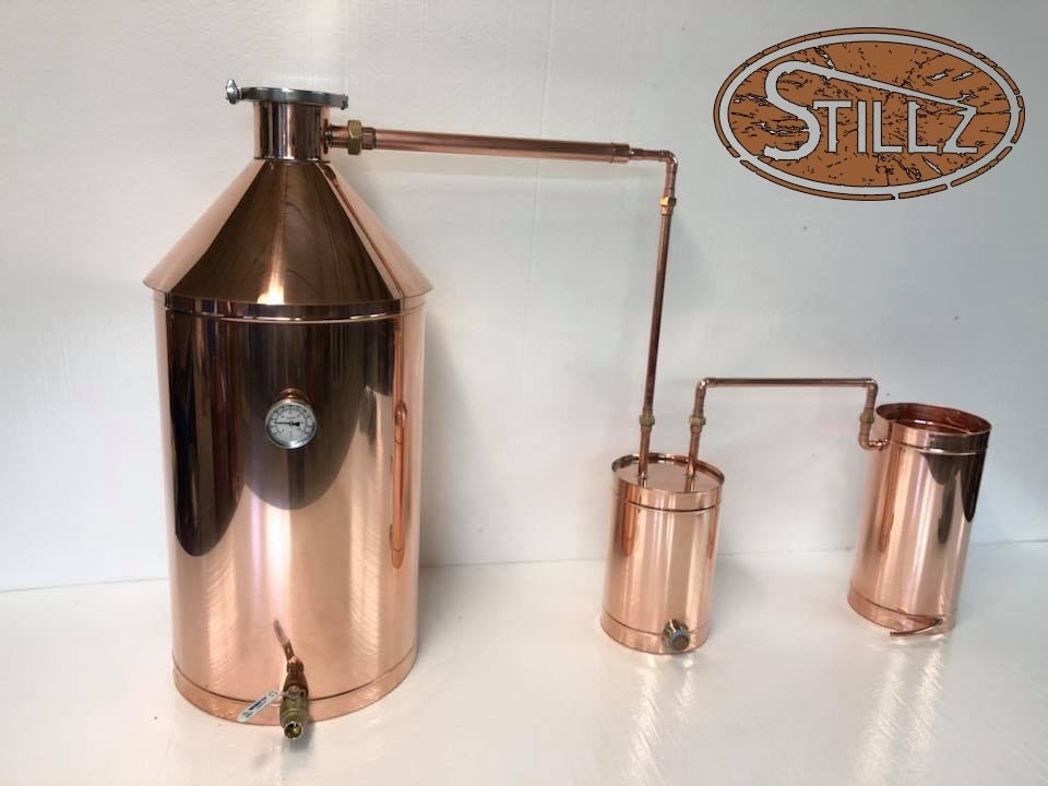 25 Gallon Copper Still with 4