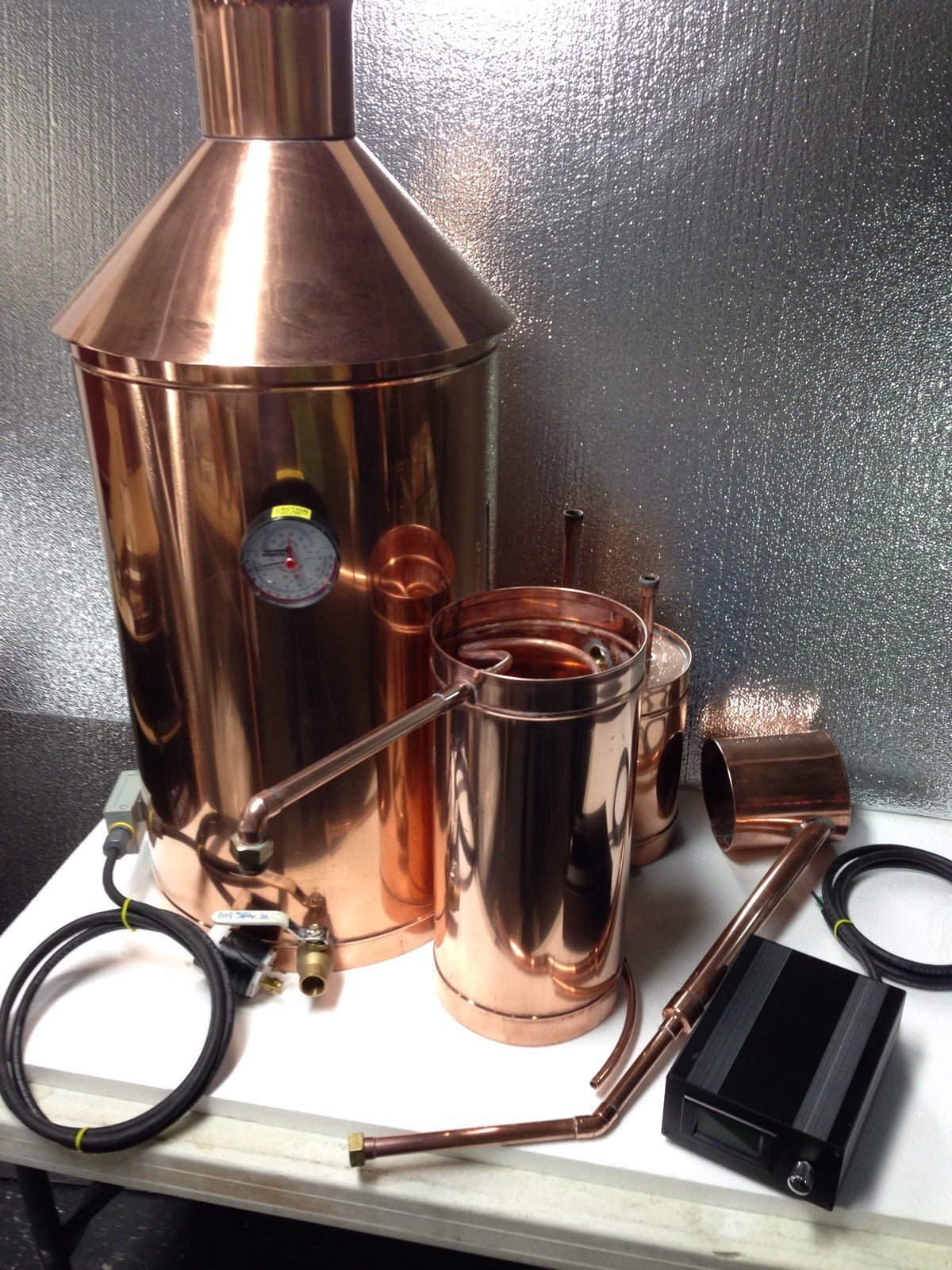 20 Gallon Electric Moonshine Still Copper Still 20 oz.Copper — copper still for sale