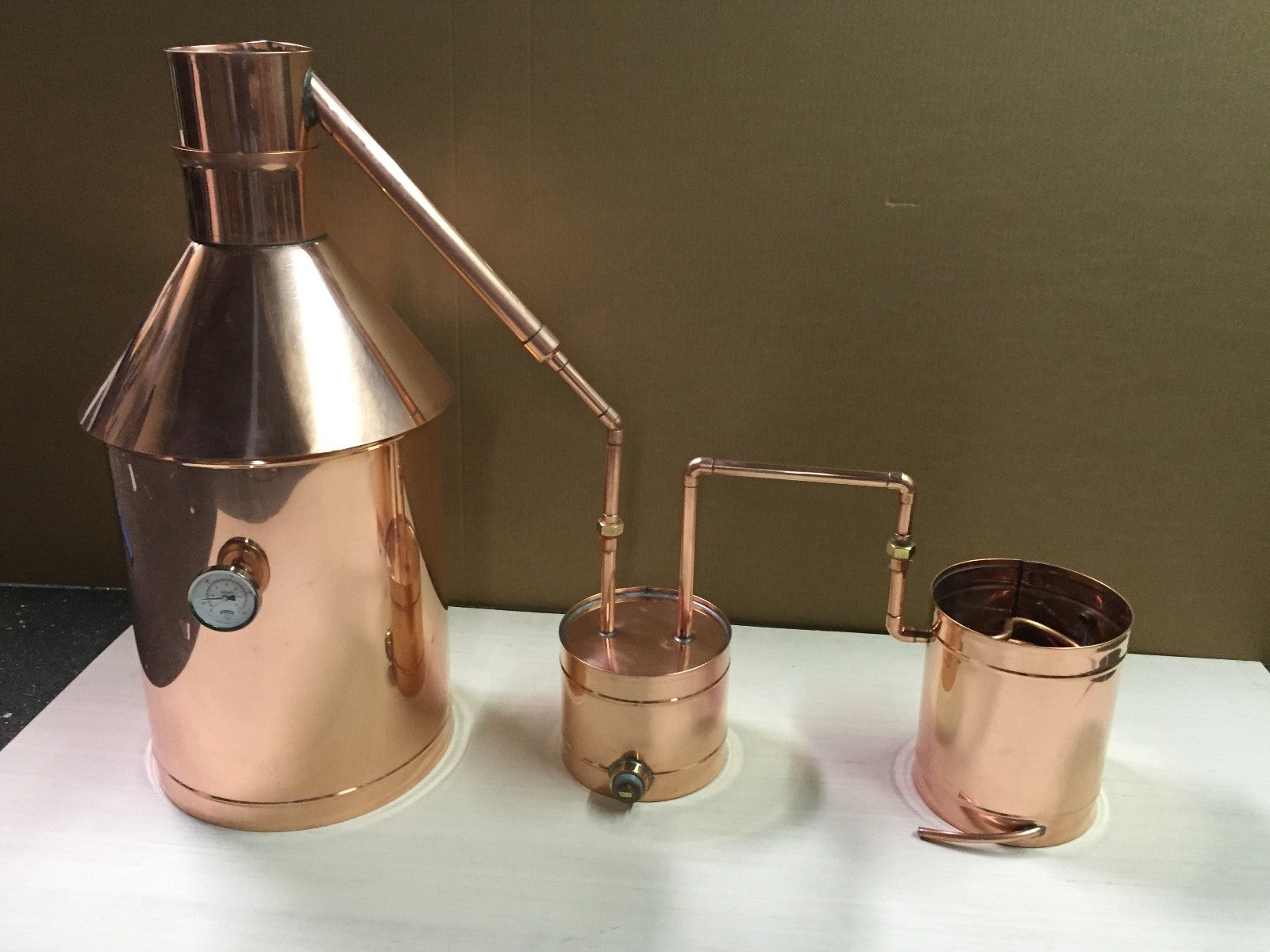 6 Gallon Copper Moonshine Still- Thumper-Worm 20 OZ Copper — copper still for sale